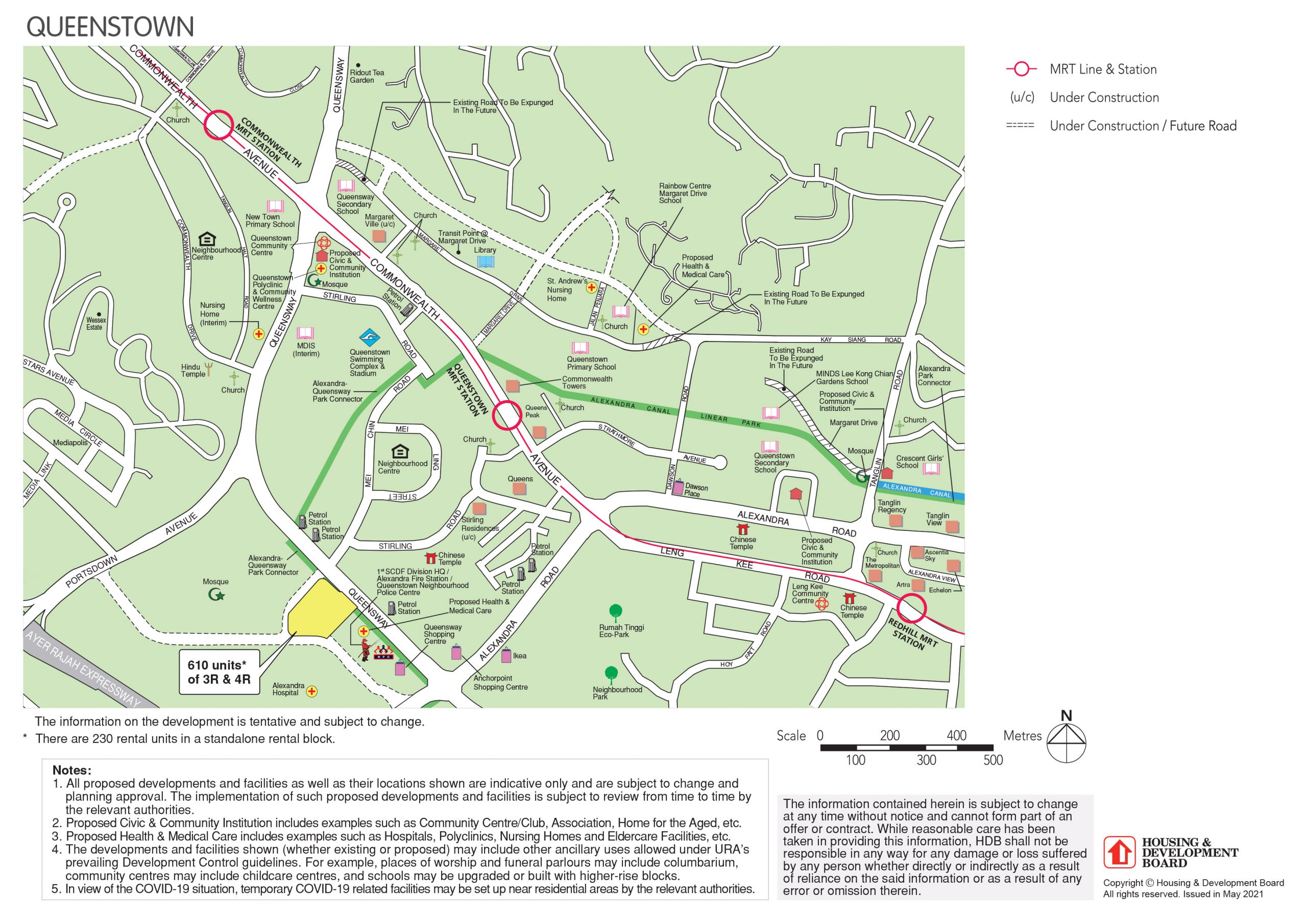 Full map of August 2021 Queenstown BTO