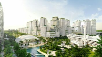 Artist's impression of Jurong Lake District