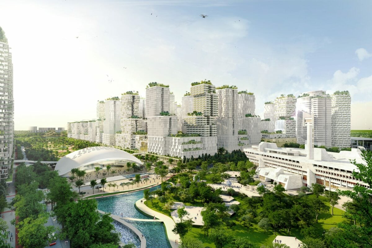 Artist's impression of Jurong Lake District