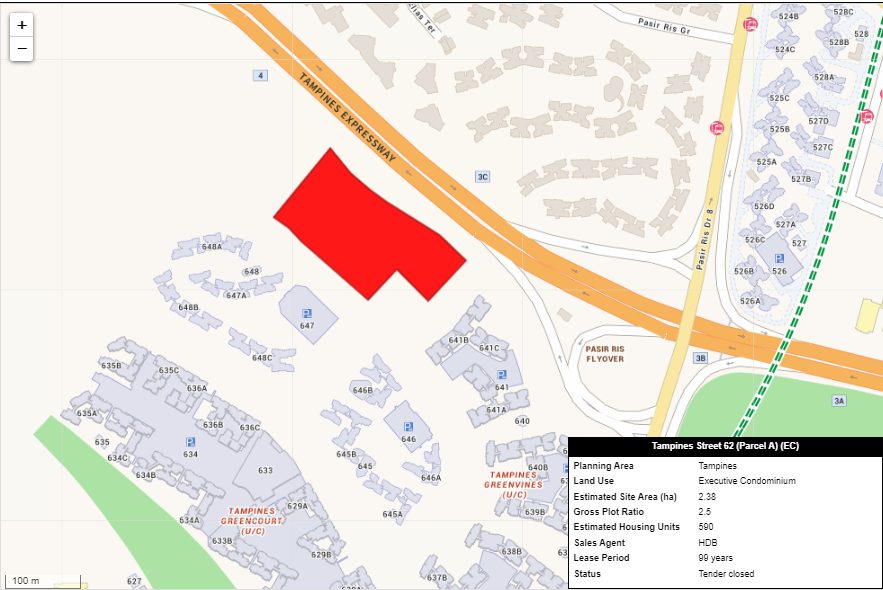 Tampines St 62 Land Sale