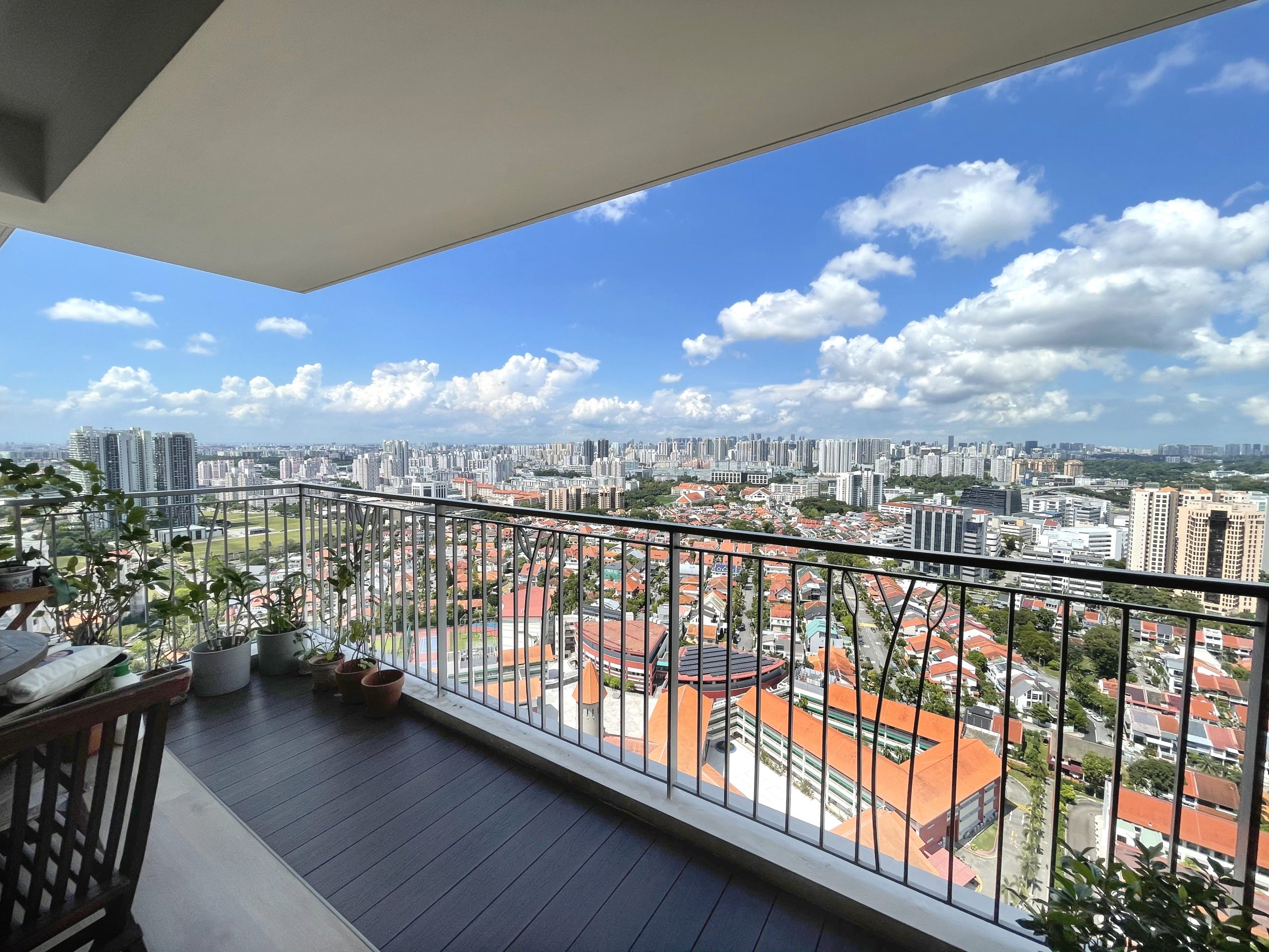 Balcony of a Natura Loft flat