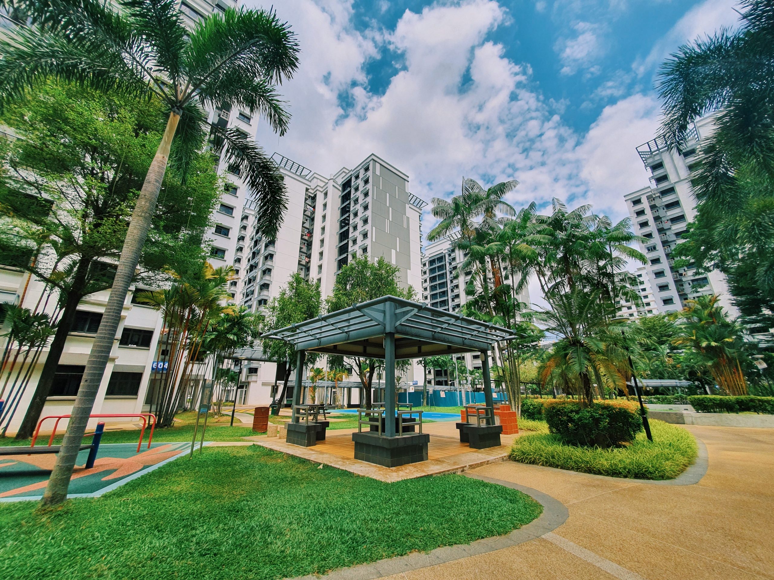 HDB flats, which people can apply through the HDB priority schemes