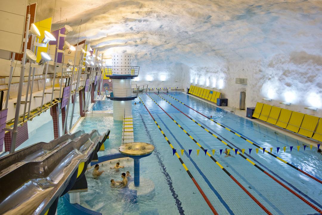 Itakeskus swimming hall in Helsinki