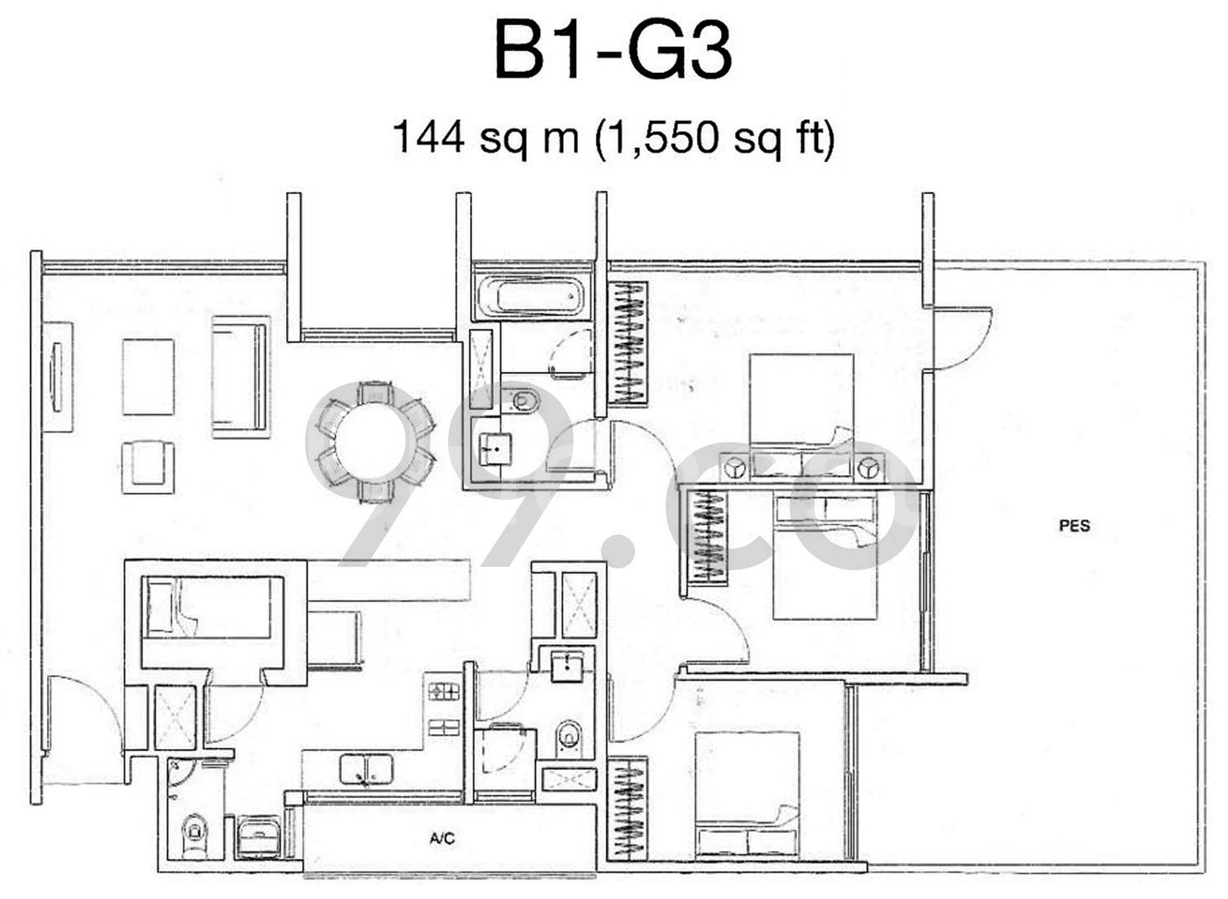 west coast park botannia condo floorplan