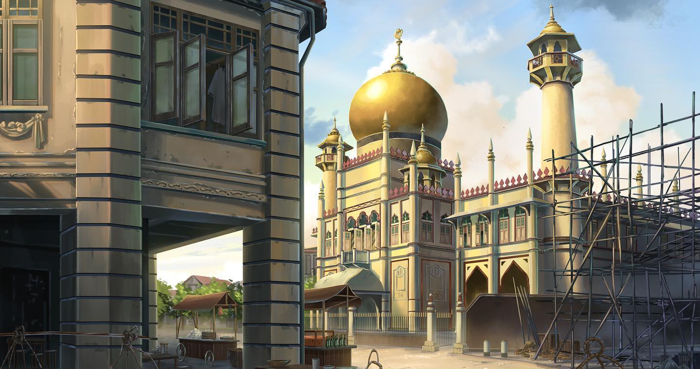 Mosque animated still