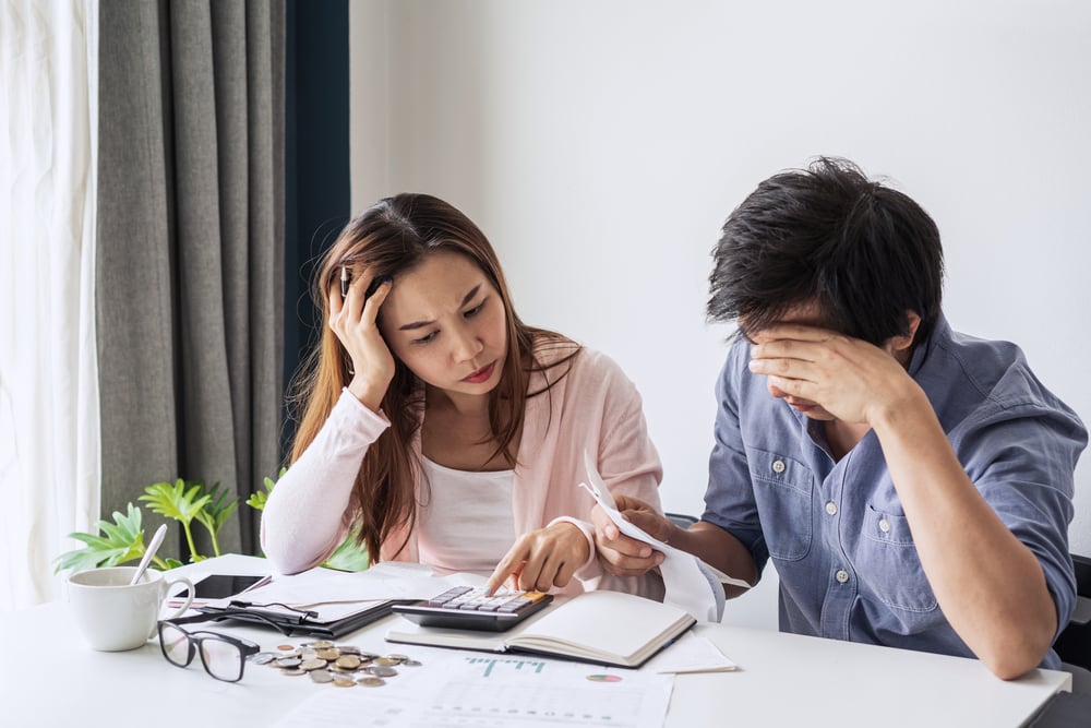 Couples stressed over the finances to buy HDB resale flat