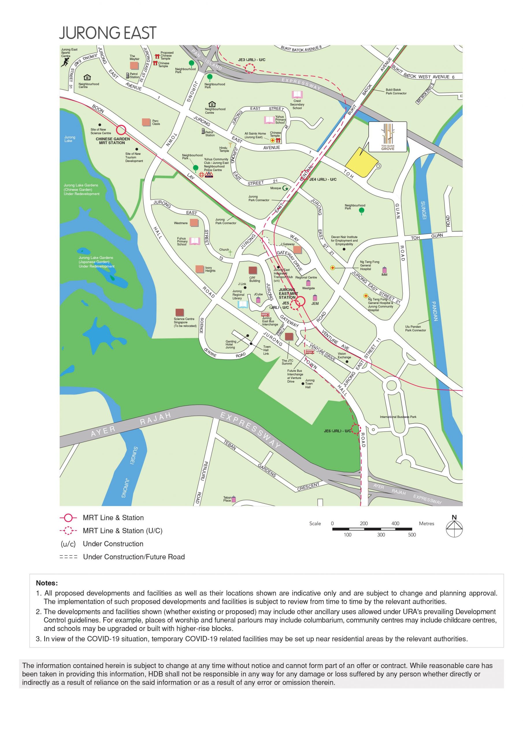 Toh Guan Grove map