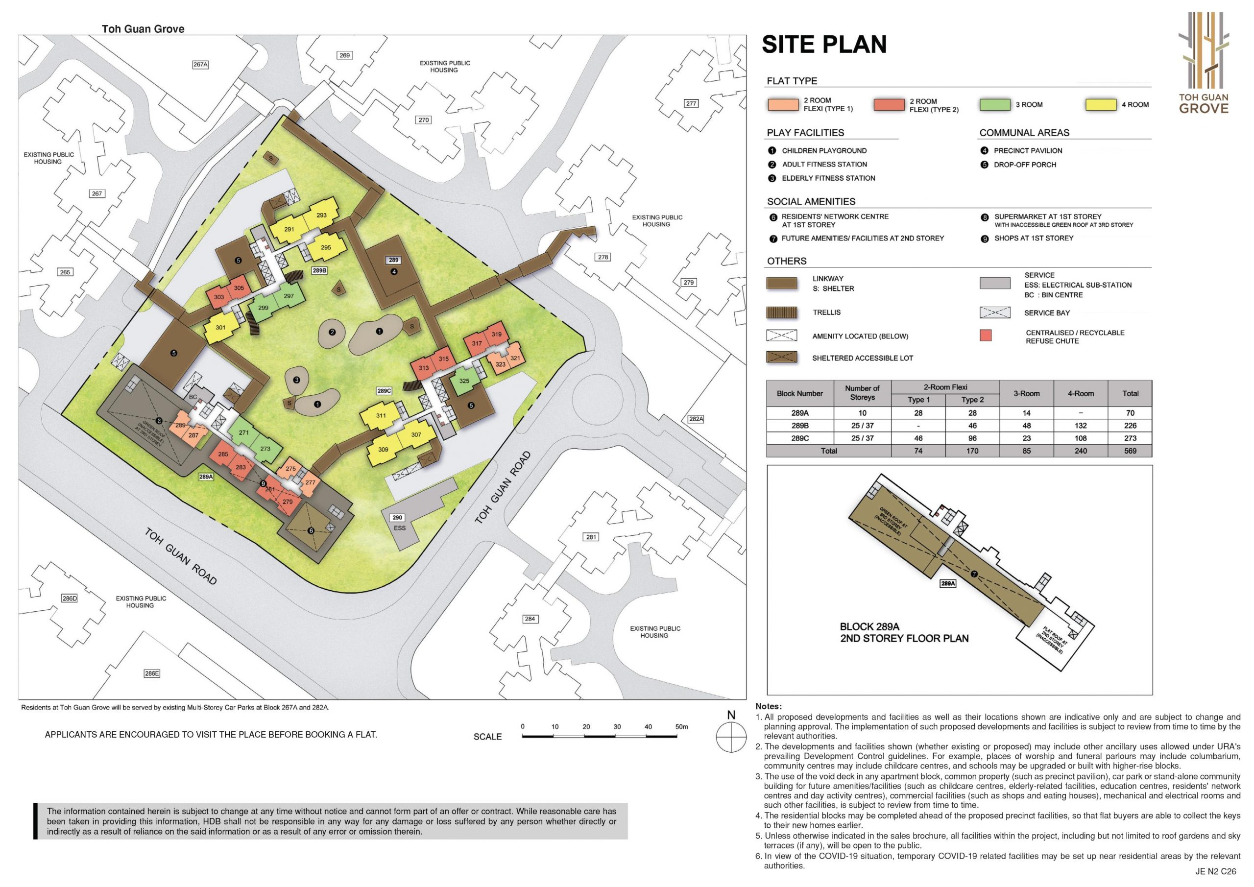 Toh Guan Grove site plan