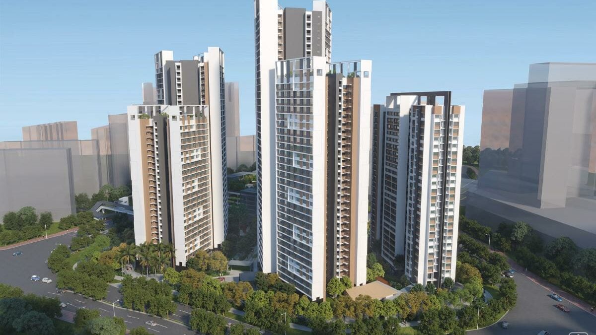 Artist's impression of Queen's Arc, Queenstown BTO