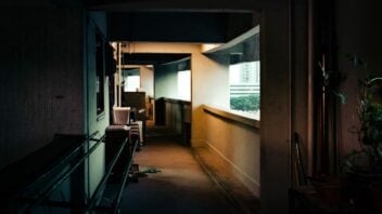 Dark HDB corridor