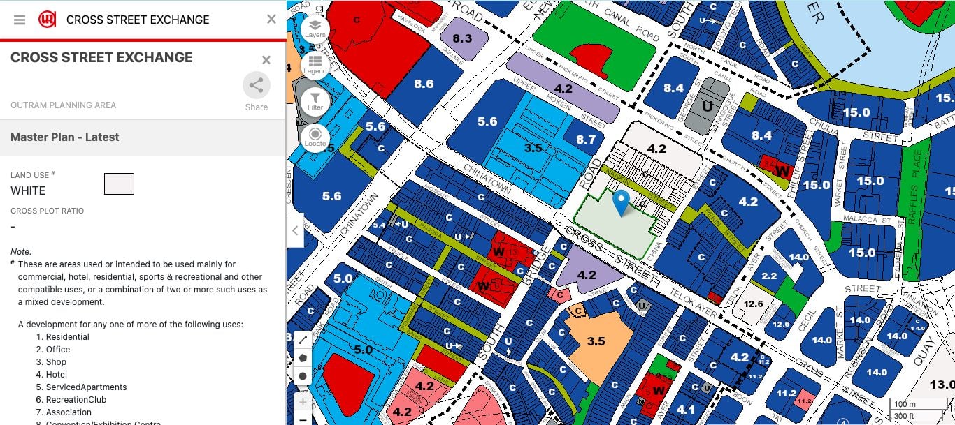 White site in URA Master Plan 