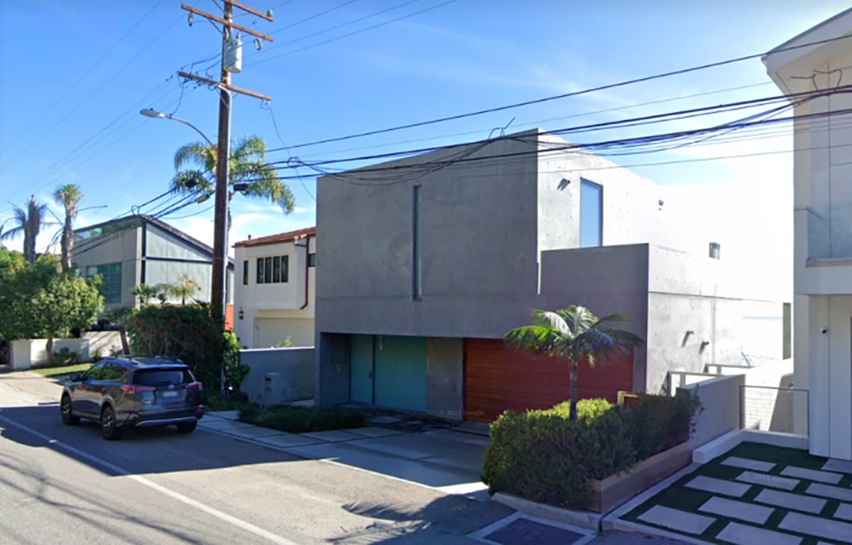 Google street view of Kanye Malibu house