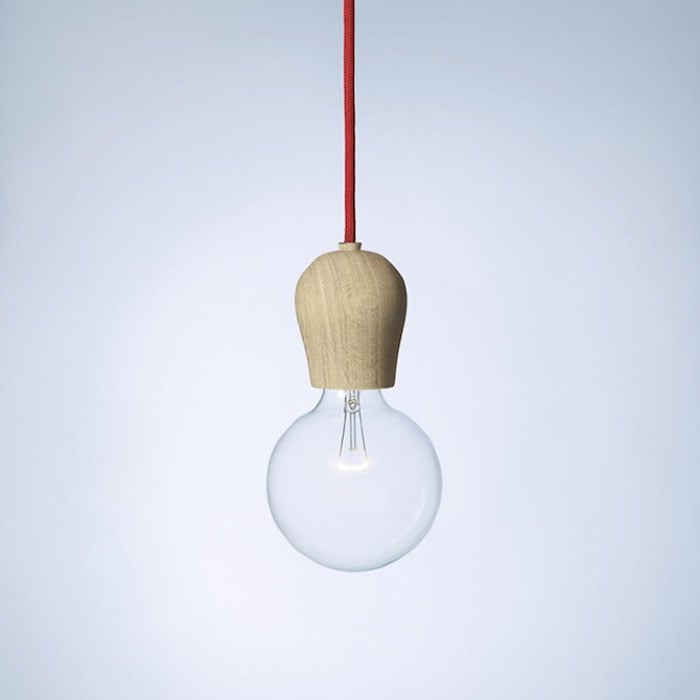 Timbre wooden pendant lamp