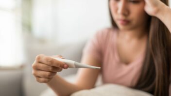 Woman on home recovery