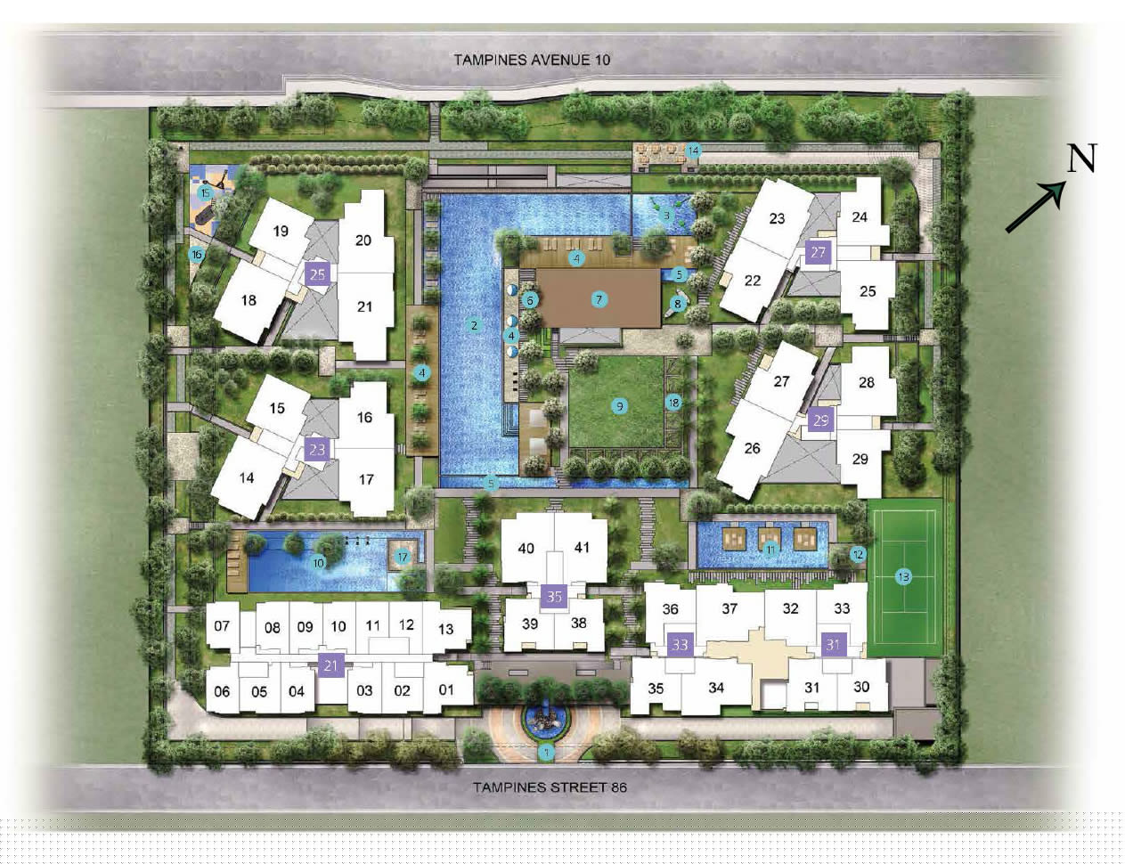 Santorini Site Plan