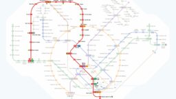 North South Line MRT map