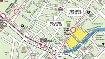 Map of first HDB PLH projects at Rochor