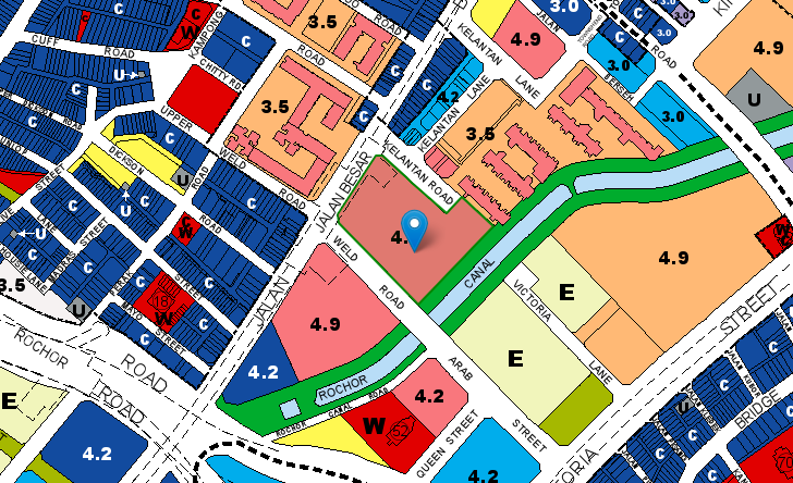 URA master plan of Rochor BTO