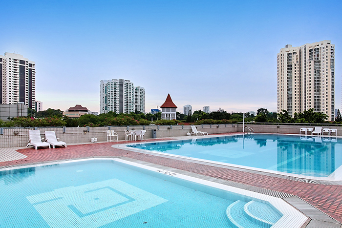 Pool at Far East Plaza residences