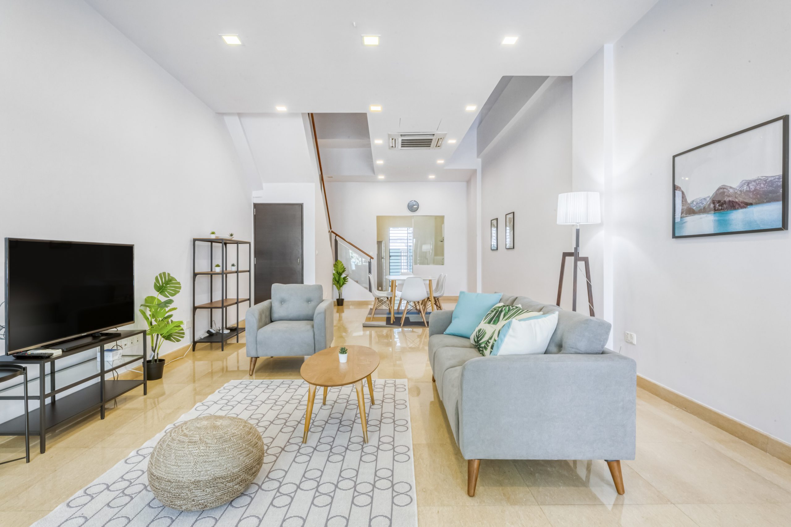 Living room of landed house at Lorong 104 Changi under Cove