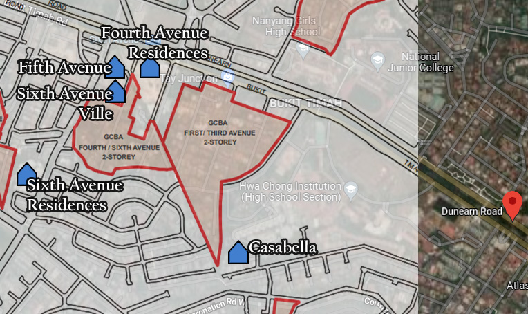 Properties First Third Fourth Sixth Avenue GCBAs