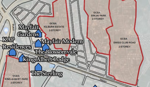 Properties King Albert Park and Kilburn Estate GCBAs