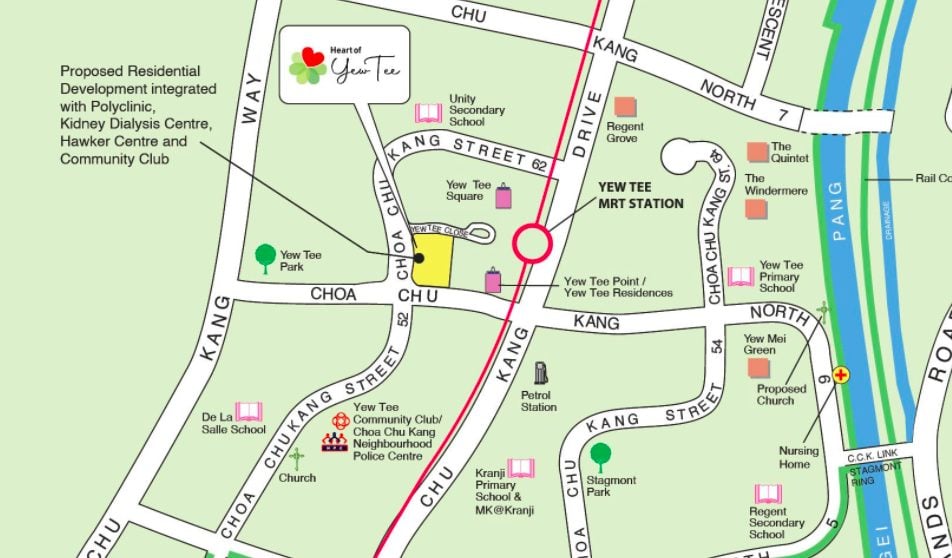 Choa Chu Kang BTO map