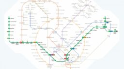 East West Line MRT map