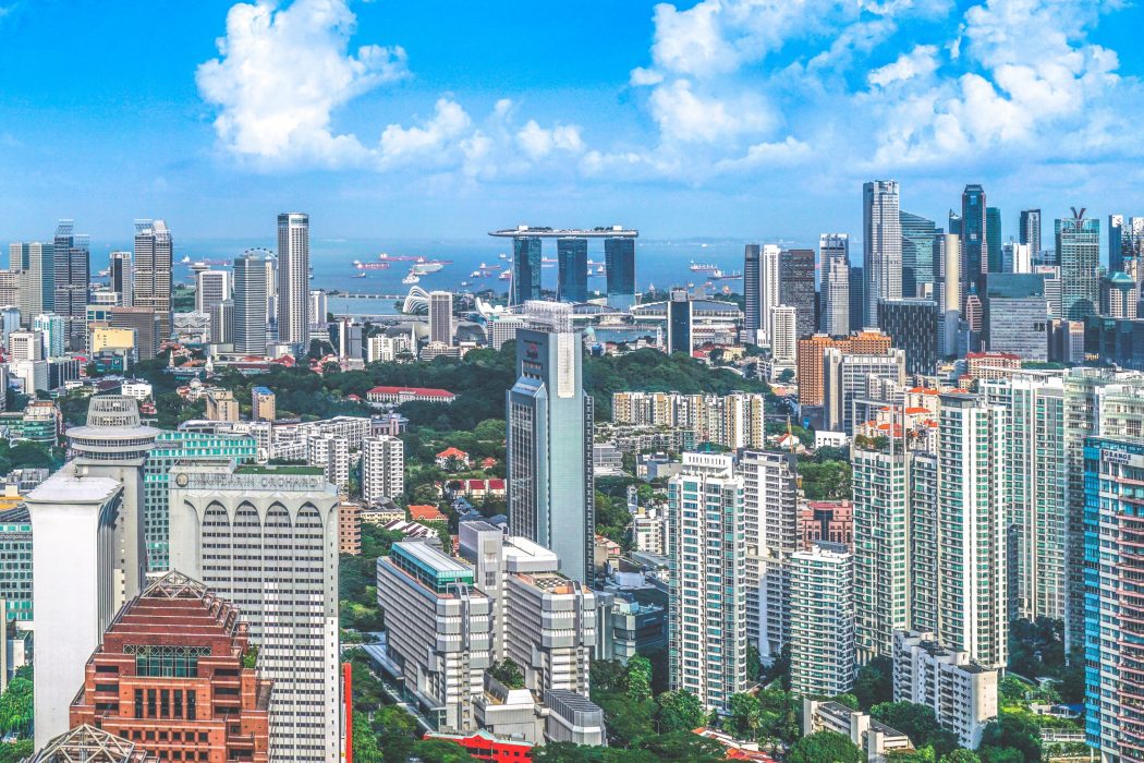 Singapore CBD skyline