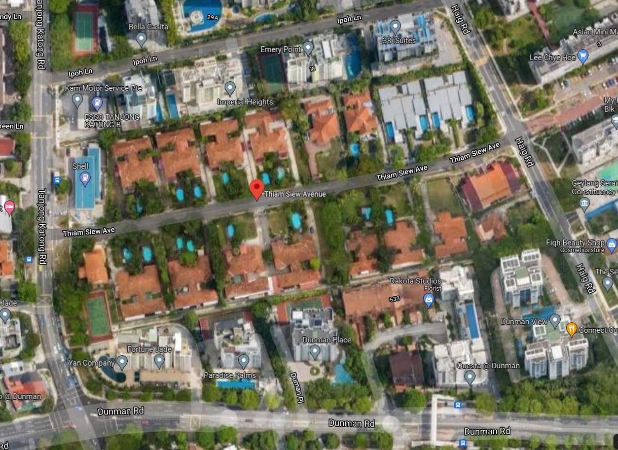 Thiam Siew Avenue land plots