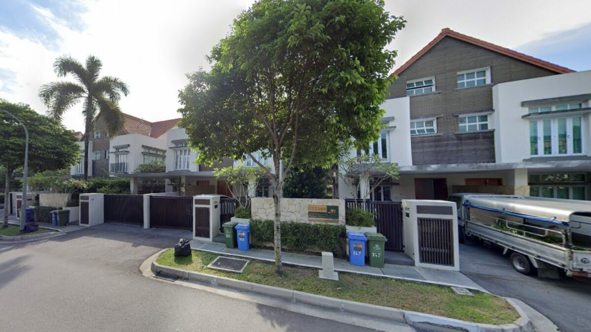 Google Street View of Coronation Road West semi-detached houses