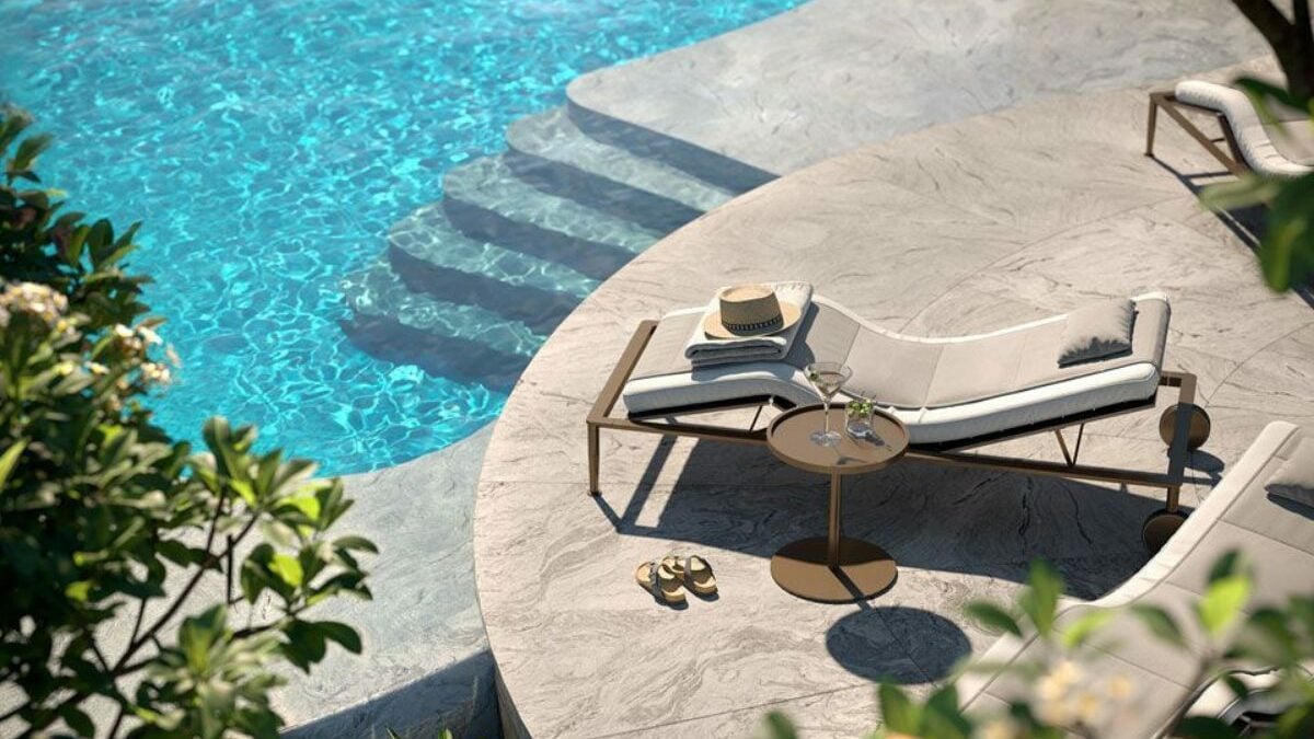 Artist's impression of Les Maisons Nassim pool