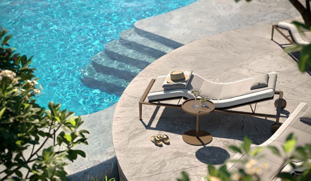 Artist's impression of Les Maisons Nassim pool