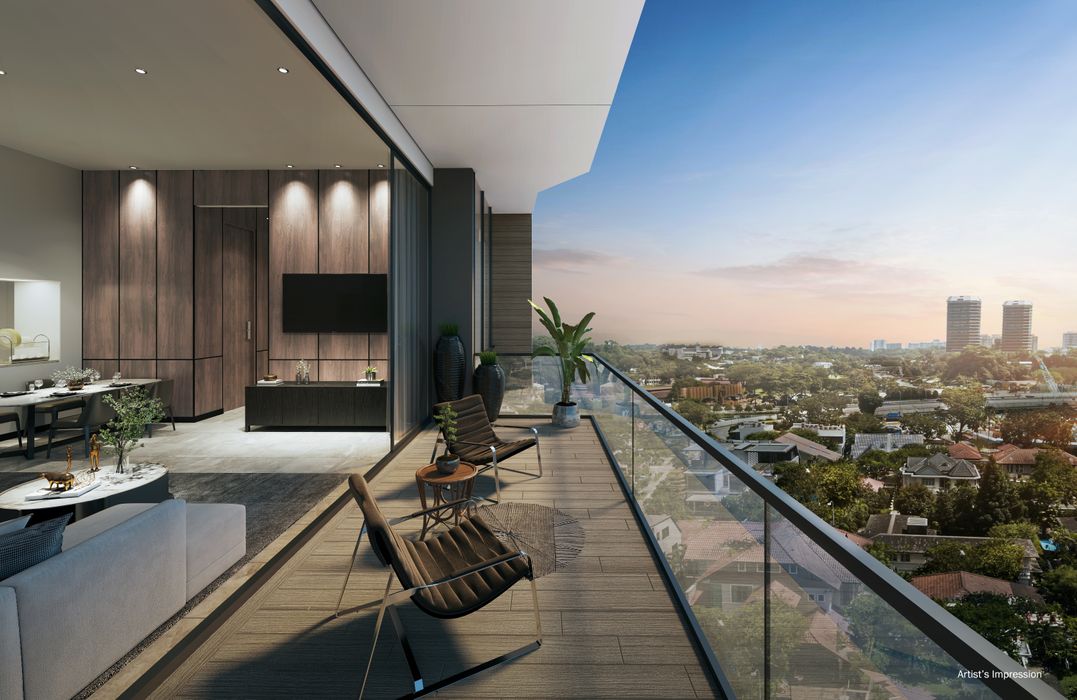 Peak Residence balcony