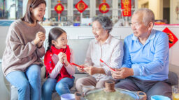 Chinese New Year visiting