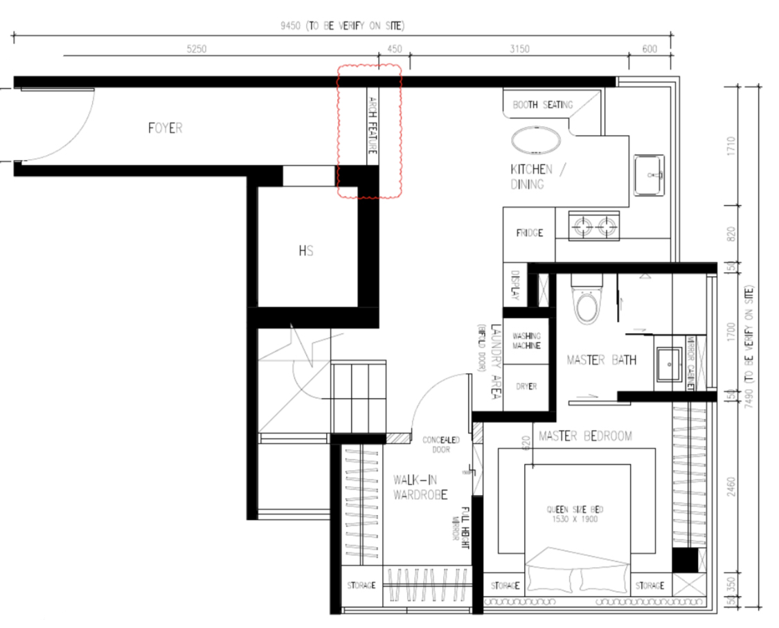 Jalan Besar penthouse - New Floorplan Level 1