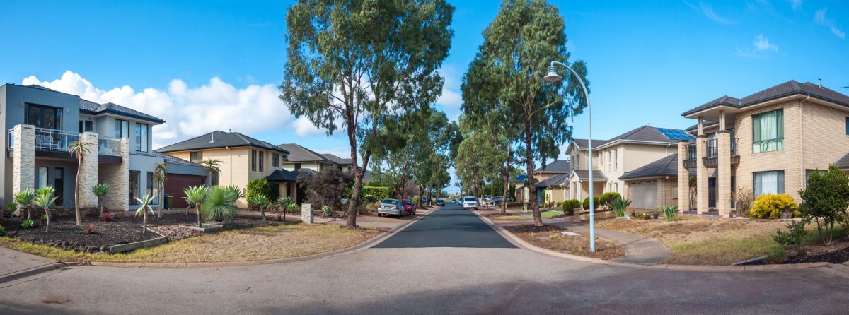 Australia suburban houses