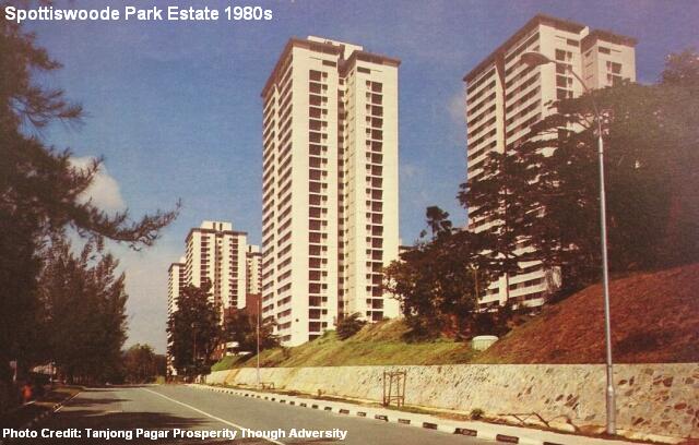 Spottiswoode Park HDB estate 1980s