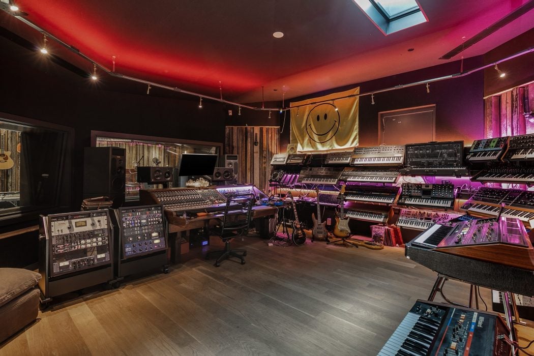 Calvin Harris home recording studio