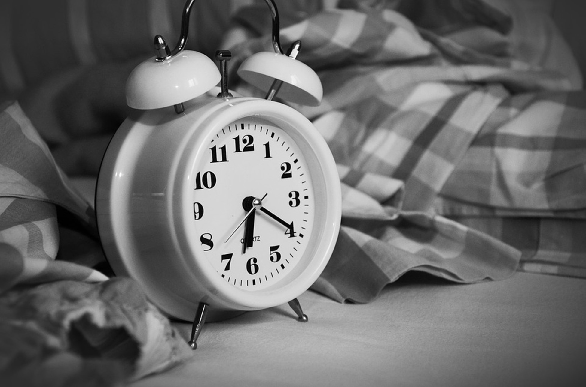 Black and white clock