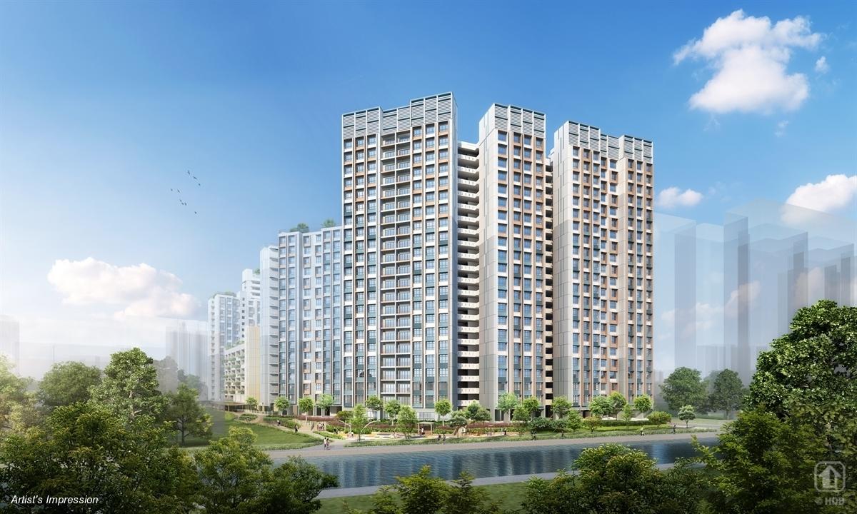 Artist's impression of Dakota Crest BTO