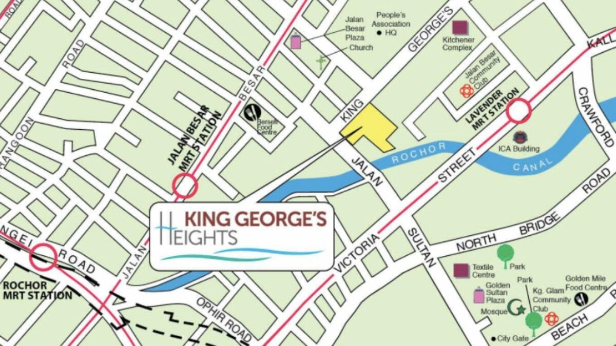 Feb 2022 HDB BTO PLH Kallang/Whampoa King George's Heights map