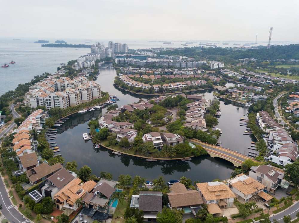 Landed homes in Sentosa Cove