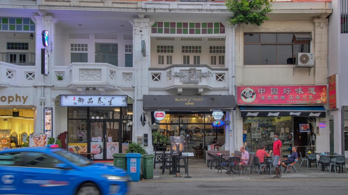 Shophouses along Tyrwhitt Road