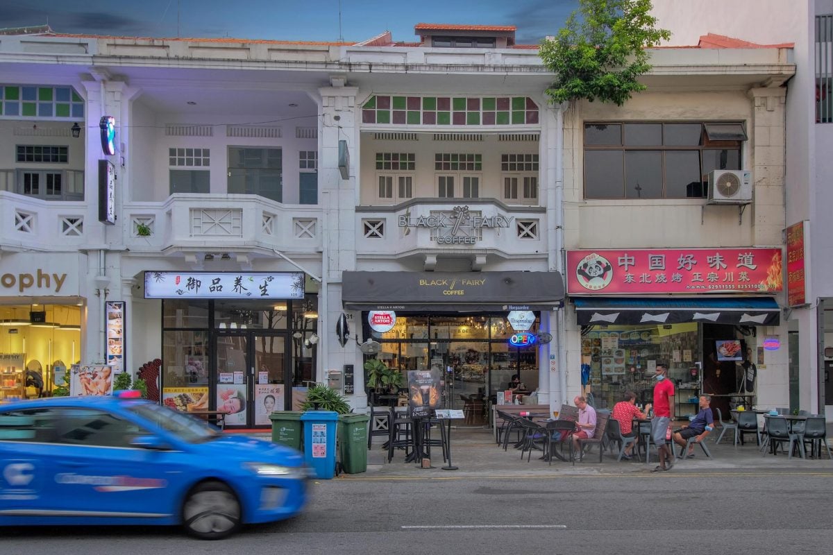 Shophouses along Tyrwhitt Road