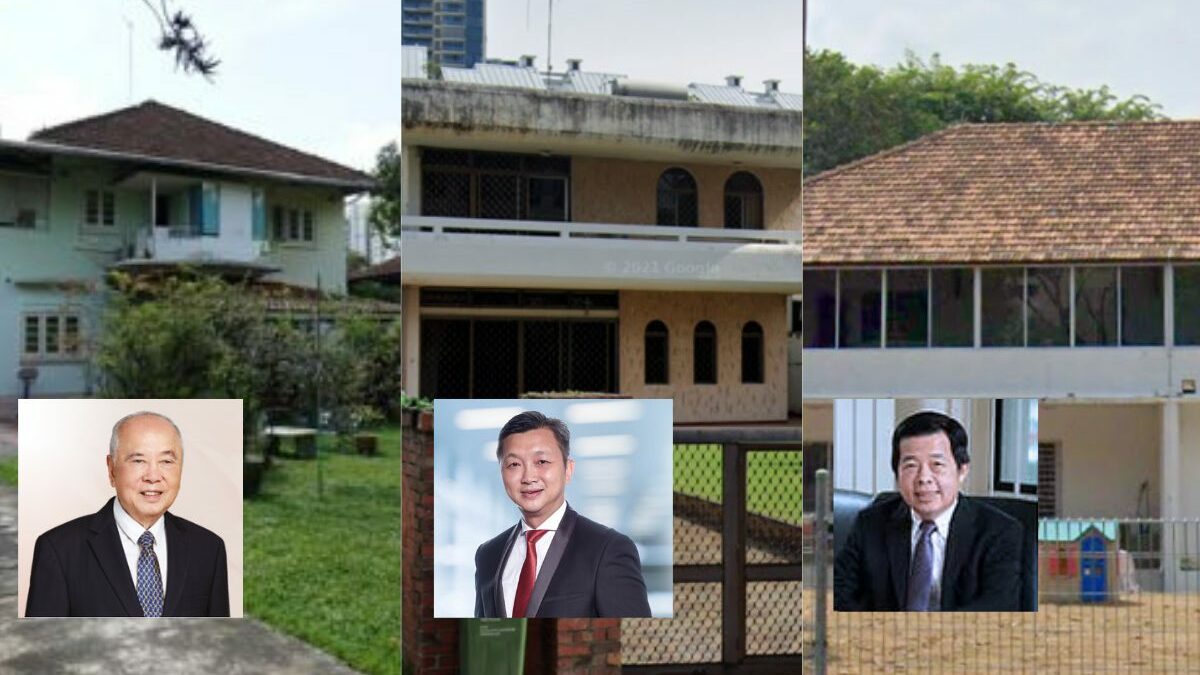 Bungalows bought recently by Kheng Leong, entity of Melvin Poh and son of Ng Cheng Chuan