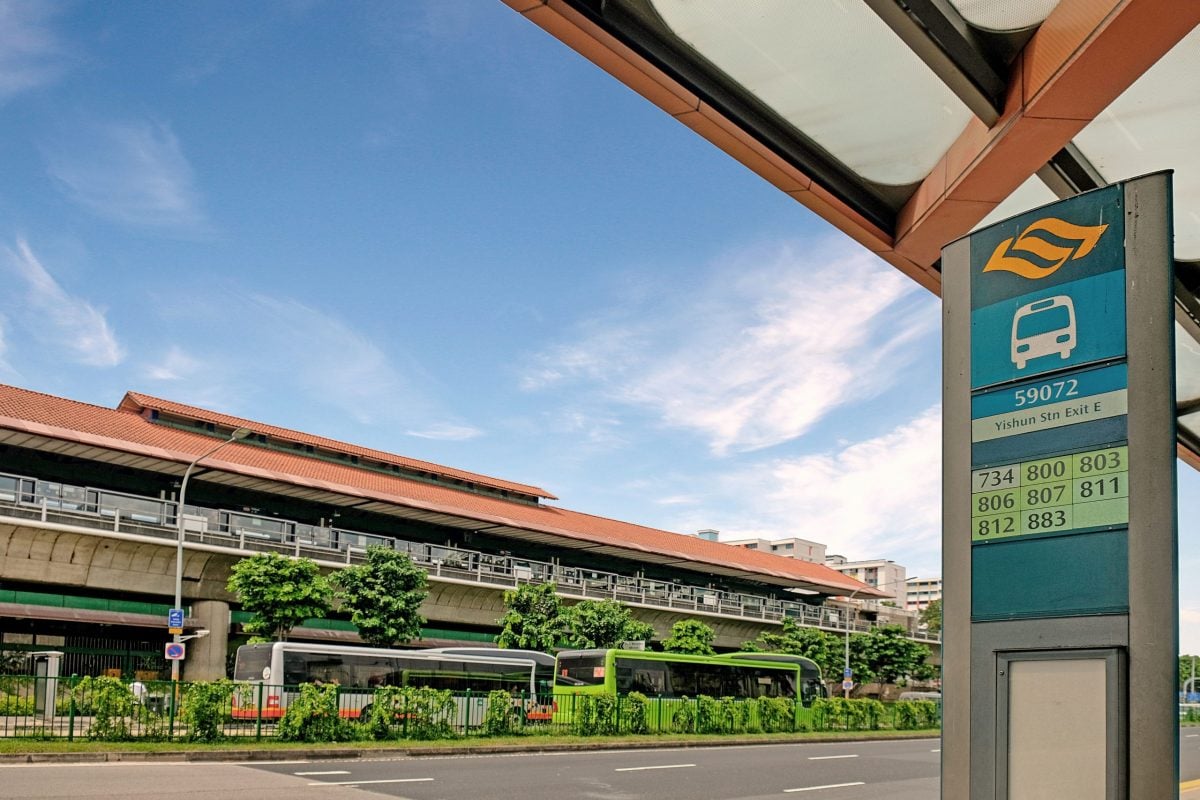 Yishun MRT and bus stop