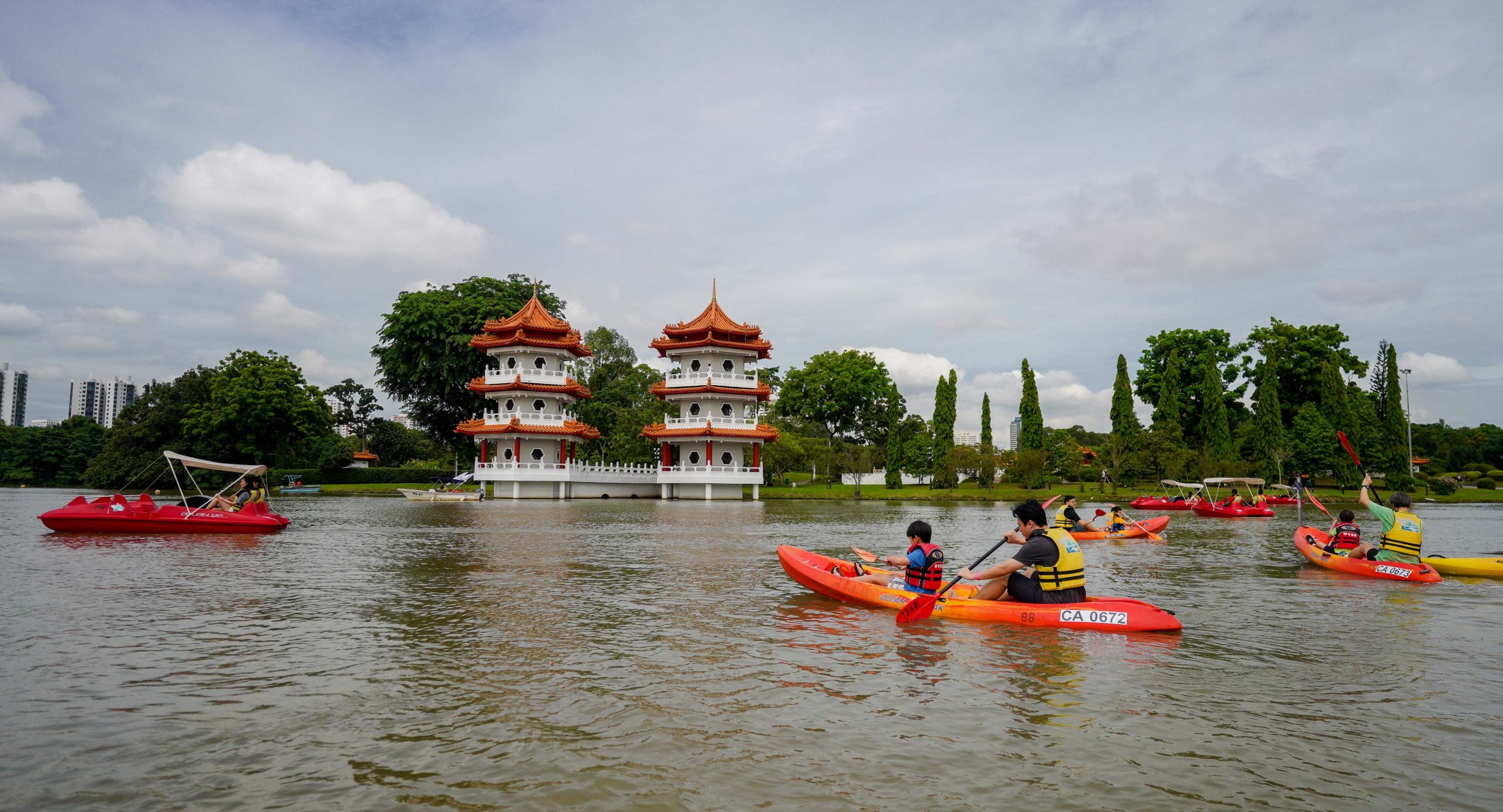 Water sports at Jurong Lake Gardens