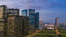 Marina One skyline shot