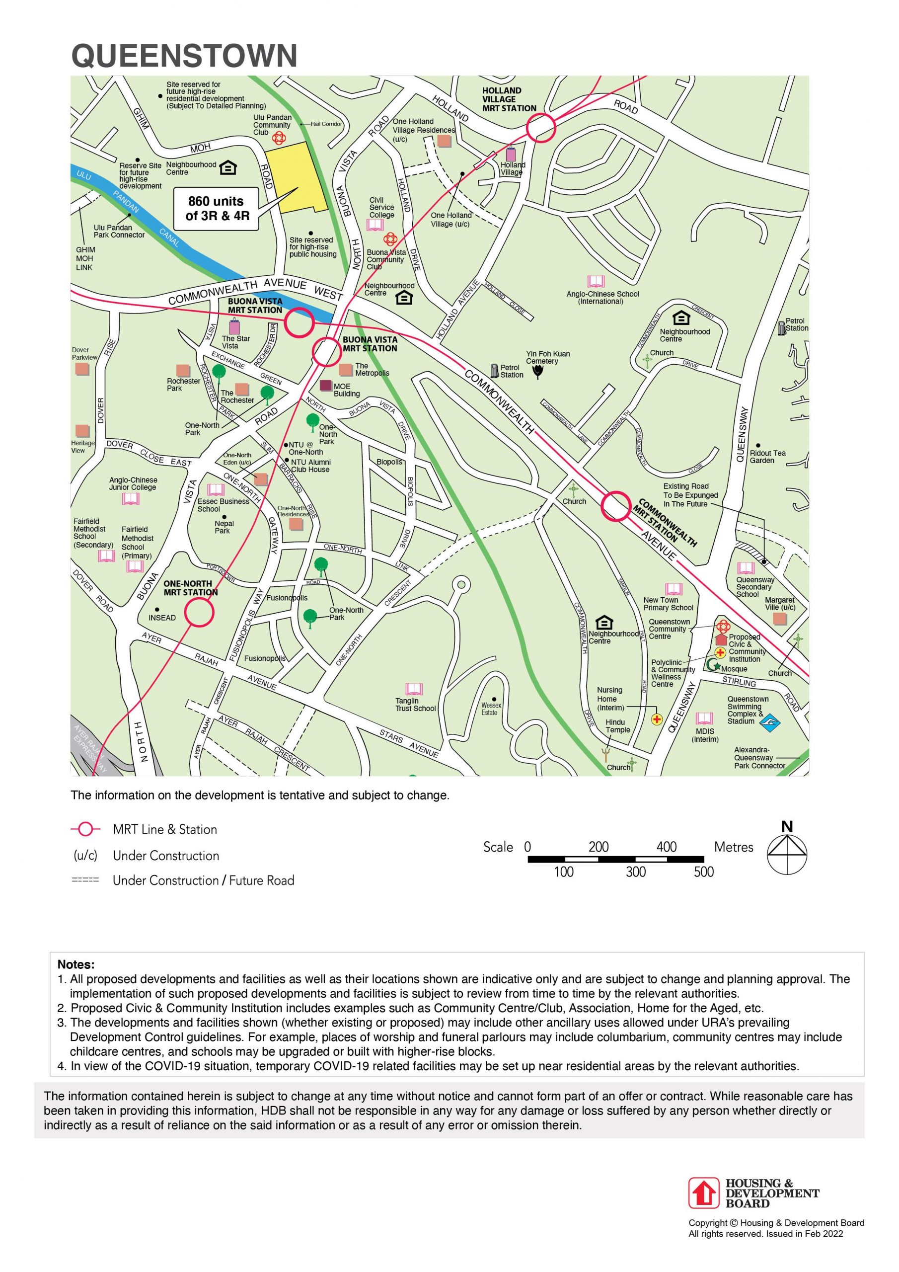 May 2022 Queenstown BTO full map